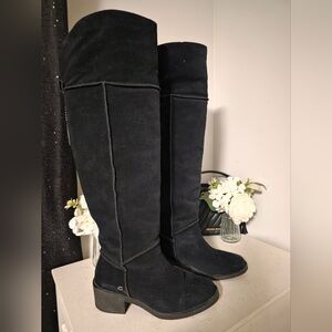 Coach Midnight Over the Knee Boots